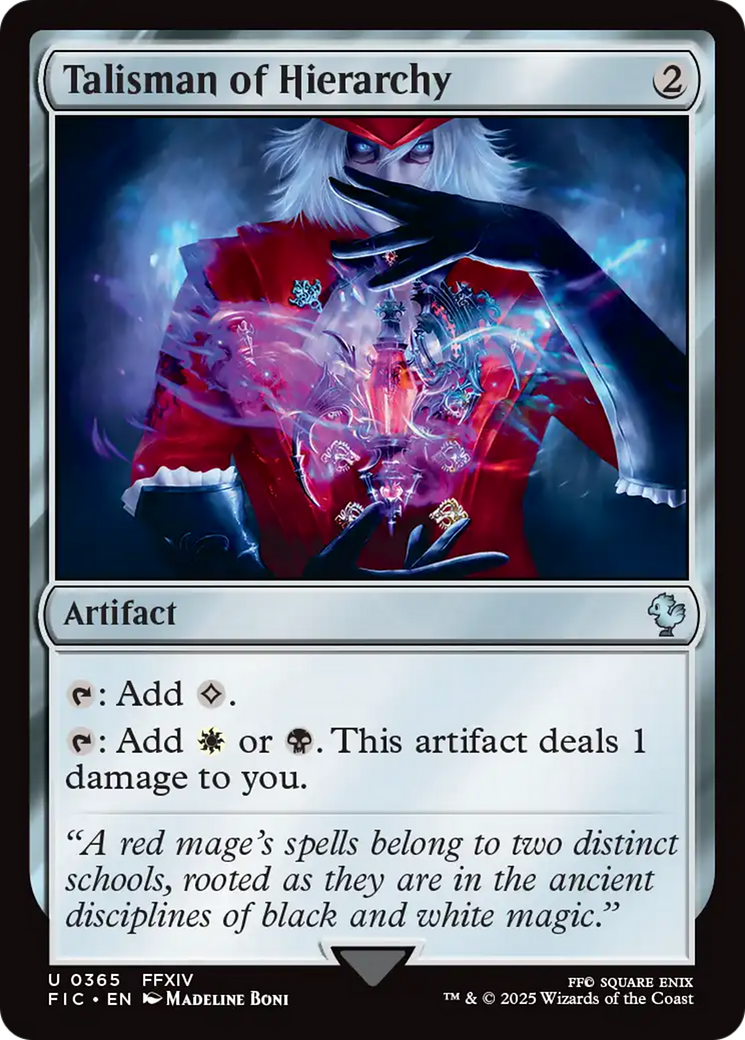 Talisman of Hierarchy [FINAL FANTASY Commander] | Anubis Games and Hobby