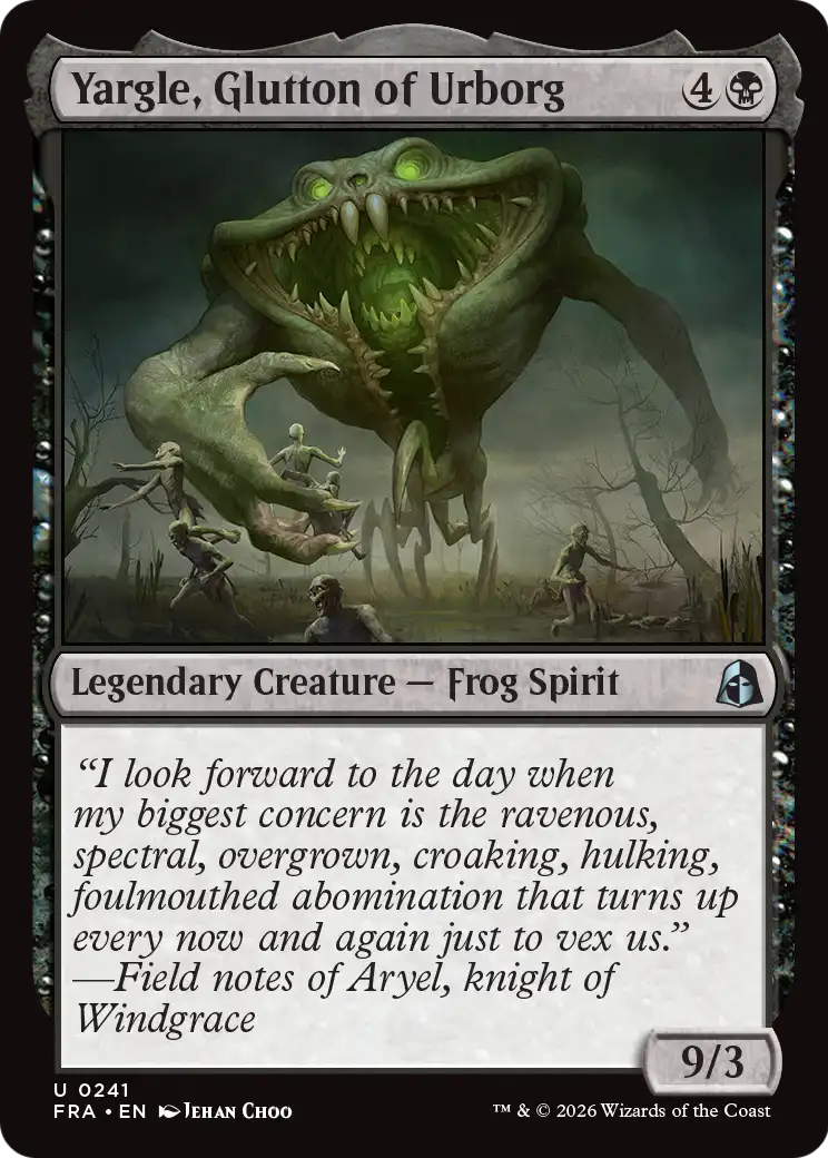 Yargle, Glutton of Urborg [Reality Fracture] | Anubis Games and Hobby