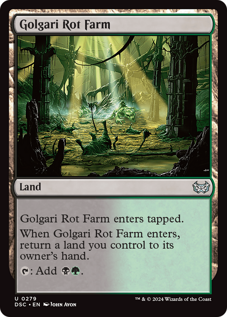 Golgari Rot Farm [Duskmourn: House of Horror Commander] | Anubis Games and Hobby