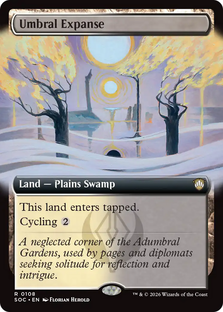 Umbral Expanse (Extended Art) [Secrets of Strixhaven Commander] | Anubis Games and Hobby
