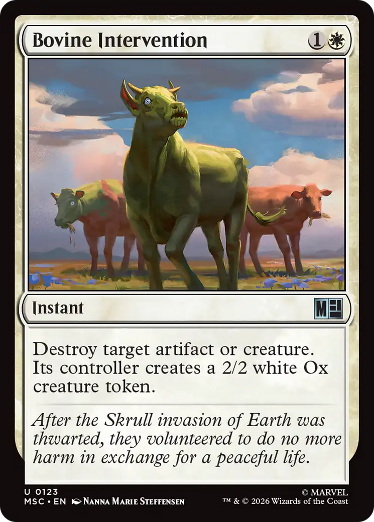 Bovine Intervention (Surge Foil) [Marvel Super Heroes Commander] | Anubis Games and Hobby