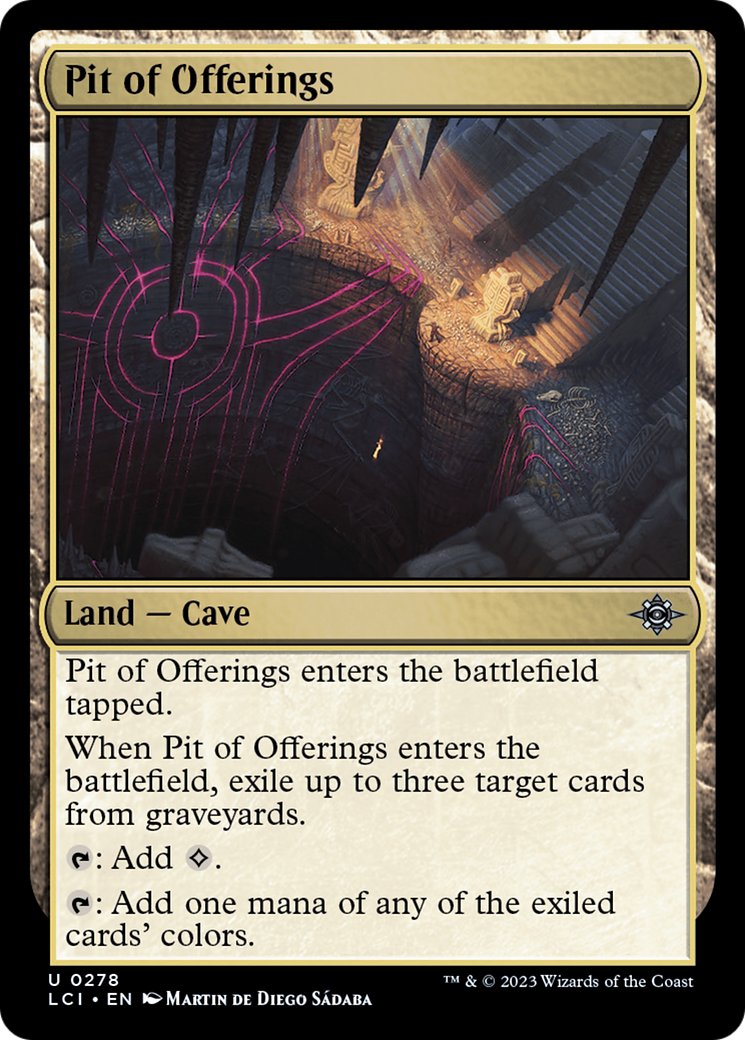 Pit of Offerings [The Lost Caverns of Ixalan] | Anubis Games and Hobby