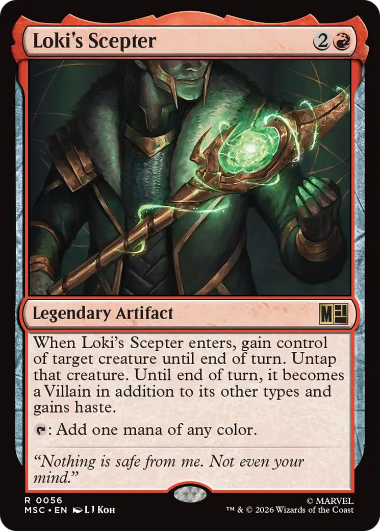 Loki's Scepter [Marvel Super Heroes Commander] | Anubis Games and Hobby