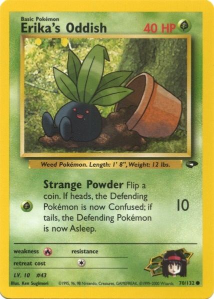 Erika's Oddish (70/132) [Gym Challenge Unlimited] | Anubis Games and Hobby