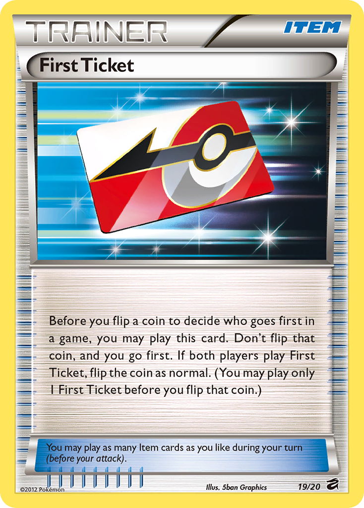 First Ticket (19/20) [Black & White: Dragon Vault] | Anubis Games and Hobby