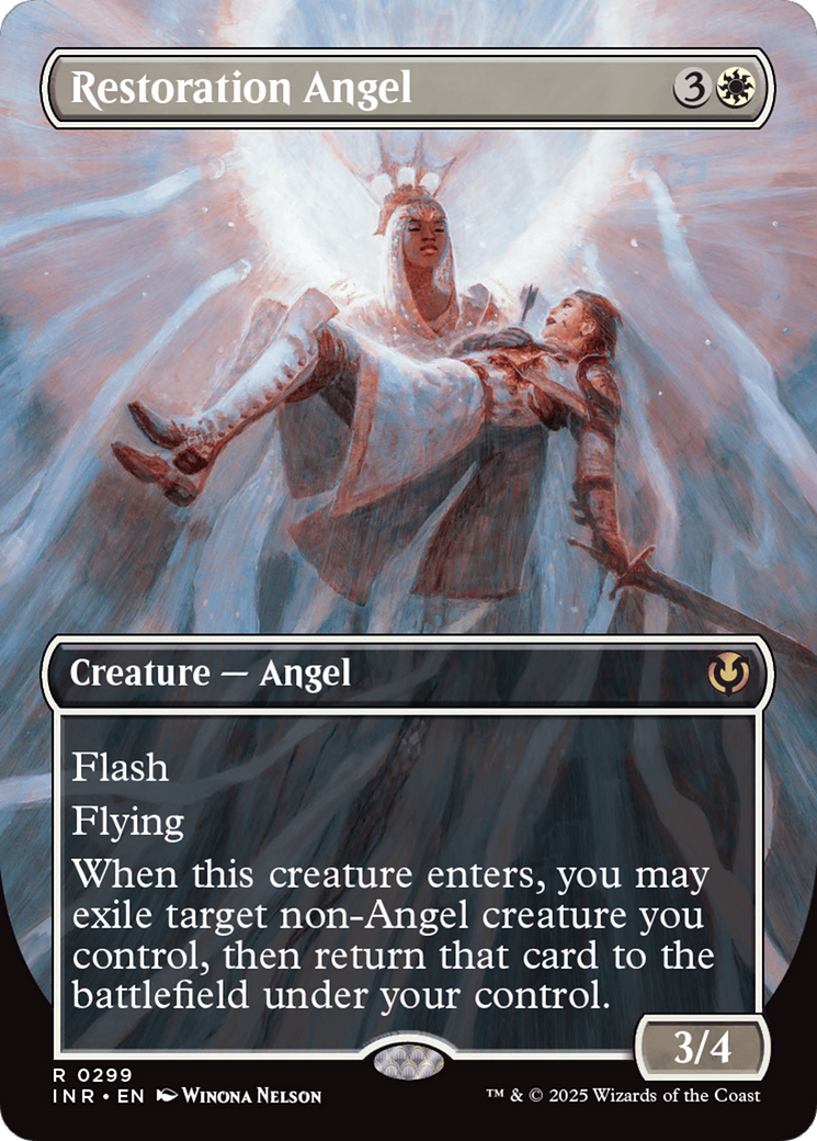 Restoration Angel (Borderless) [Innistrad Remastered] | Anubis Games and Hobby