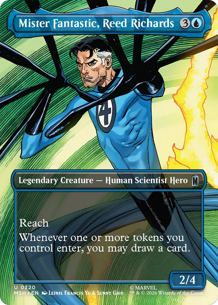 Mister Fantastic, Reed Richards (Borderless) [Marvel Super Heroes] | Anubis Games and Hobby