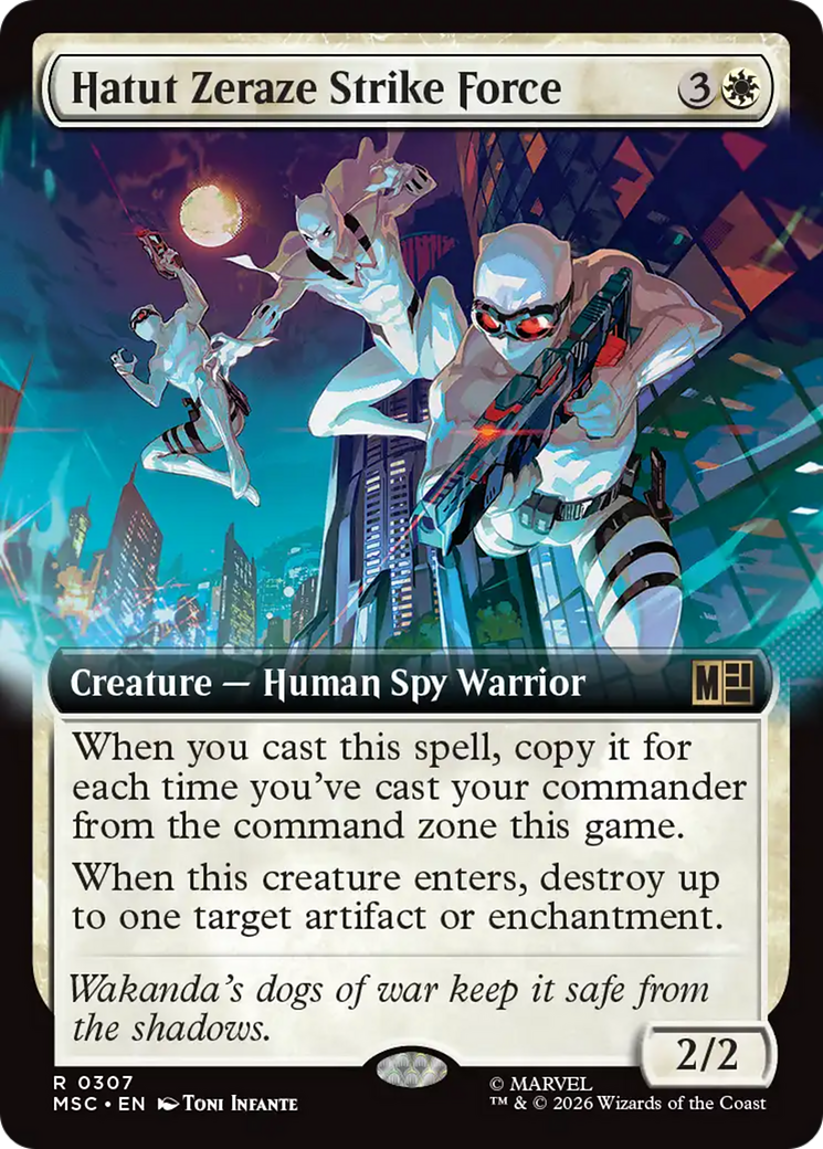 Hatut Zeraze Strike Force (Extended Art) [Marvel Super Heroes Commander] | Anubis Games and Hobby