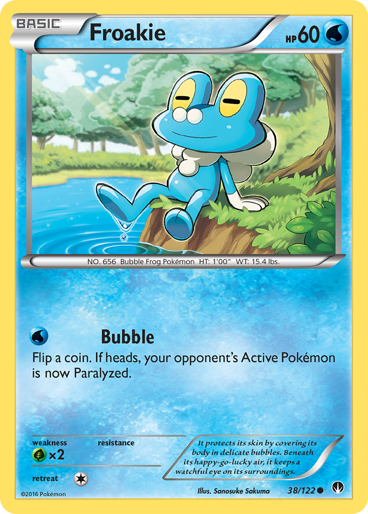 Froakie (38/122) [XY: BREAKpoint] | Anubis Games and Hobby