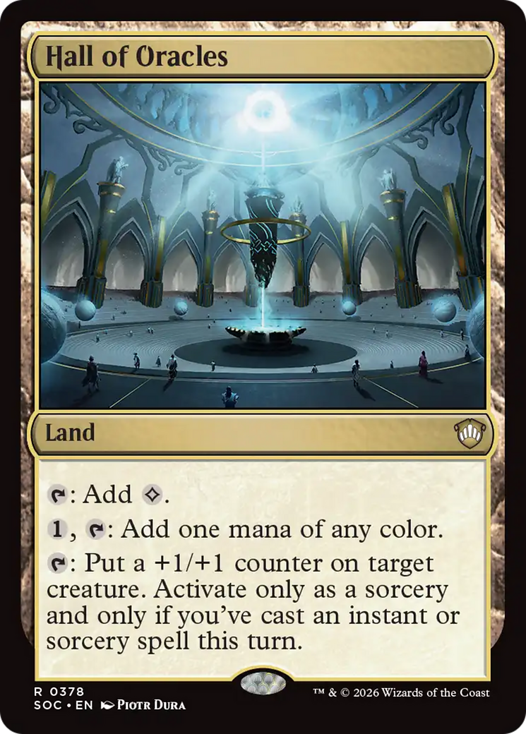 Hall of Oracles [Secrets of Strixhaven Commander] | Anubis Games and Hobby