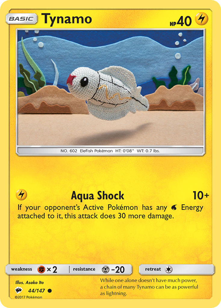 Tynamo (44/147) [Sun & Moon: Burning Shadows] | Anubis Games and Hobby