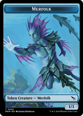 Thopter (0020) // Merfolk Double-Sided Token [Murders at Karlov Manor Tokens] | Anubis Games and Hobby