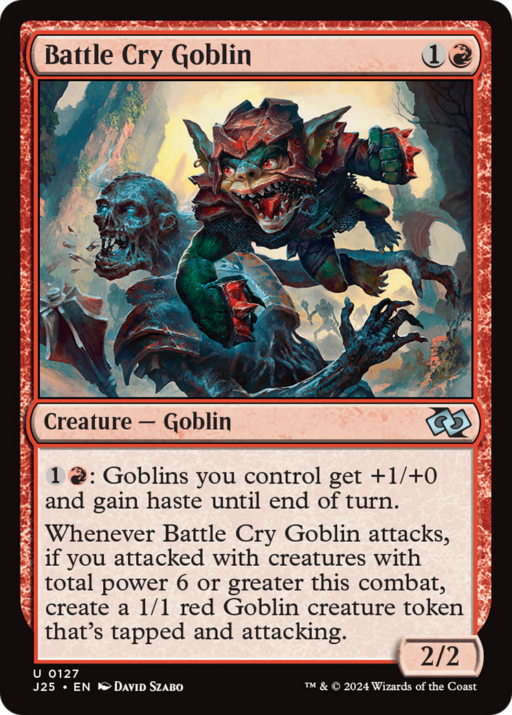 Battle Cry Goblin [Foundations Jumpstart] | Anubis Games and Hobby