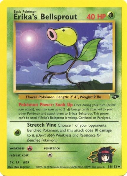 Erika's Bellsprout (38/132) [Gym Challenge Unlimited] | Anubis Games and Hobby