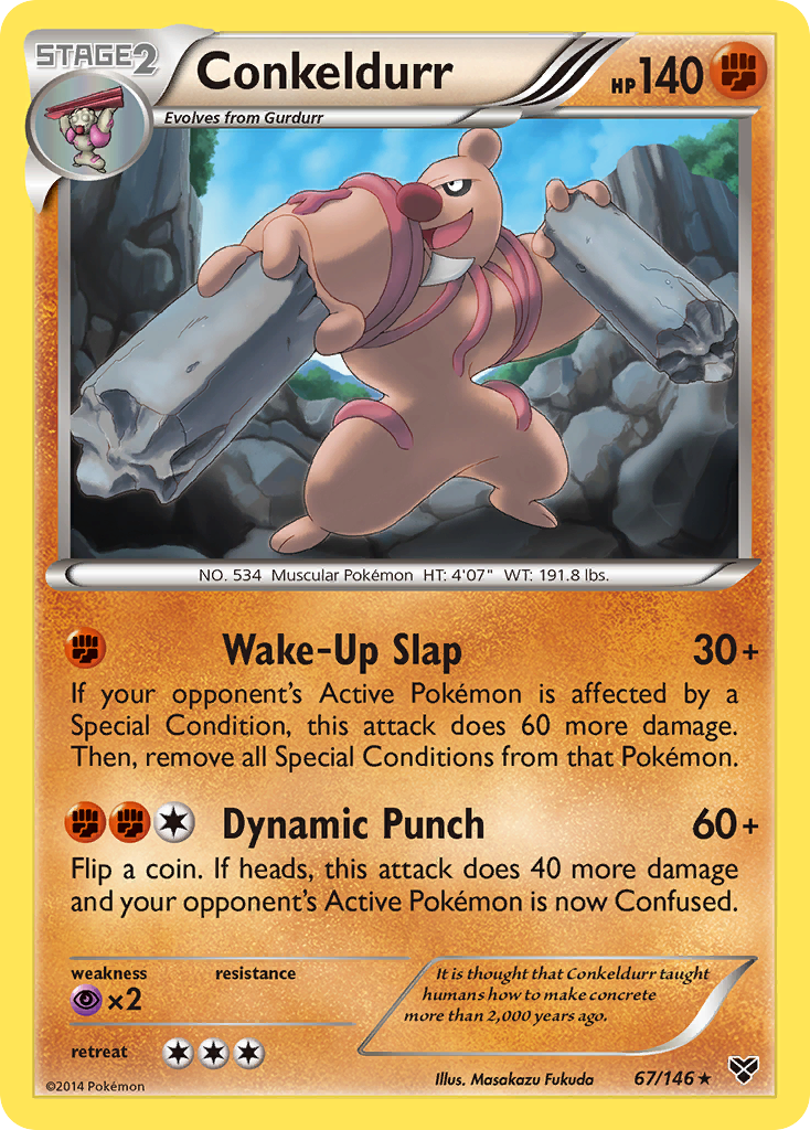 Conkeldurr (67/146) [XY: Base Set] | Anubis Games and Hobby