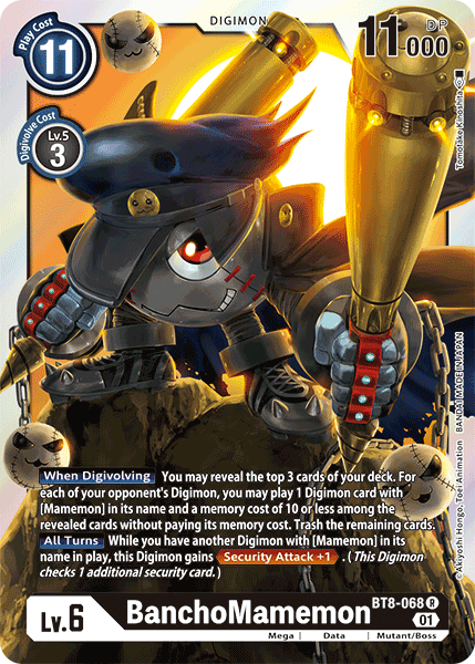 BanchoMamemon [BT8-068] [New Awakening] | Anubis Games and Hobby