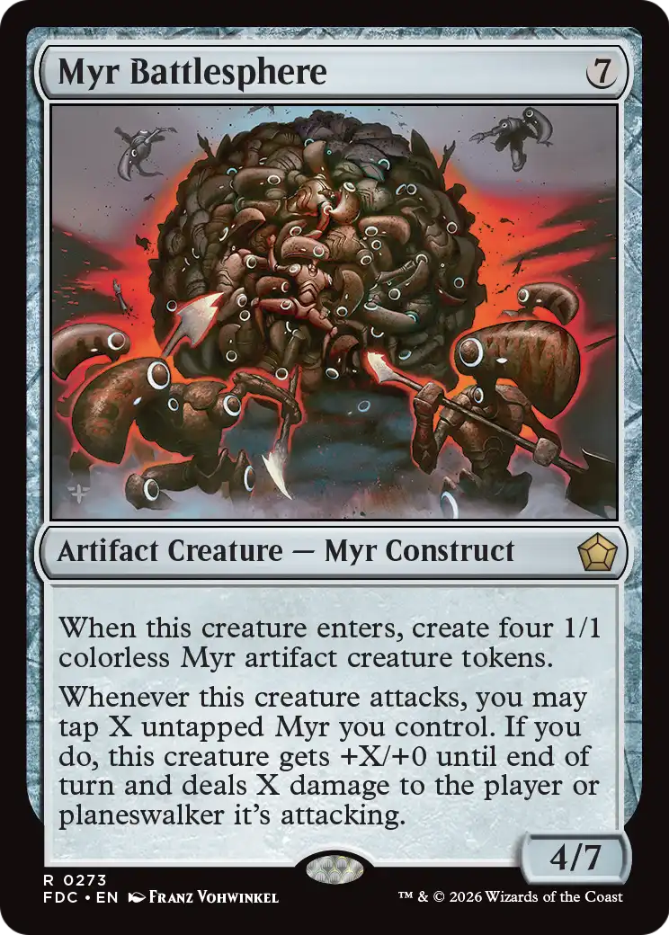 Myr Battlesphere [Foundations Commander] | Anubis Games and Hobby