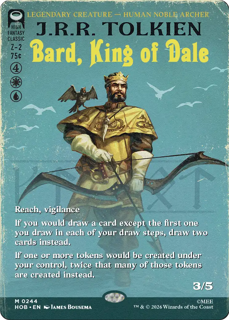 Bard, King of Dale (Borderless) [The Hobbit] | Anubis Games and Hobby
