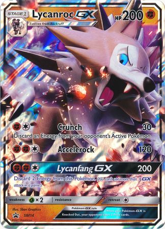 Lycanroc GX (SM14) (Jumbo Card) [Sun & Moon: Black Star Promos] | Anubis Games and Hobby
