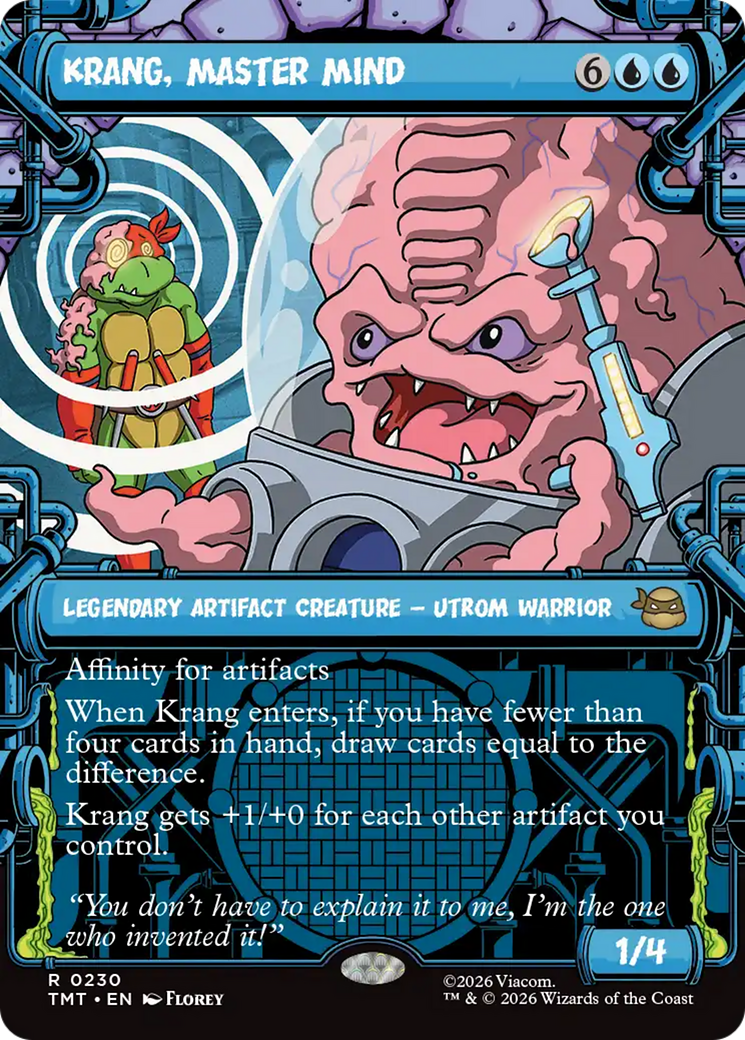 Krang, Master Mind (Showcase) [Teenage Mutant Ninja Turtles] | Anubis Games and Hobby