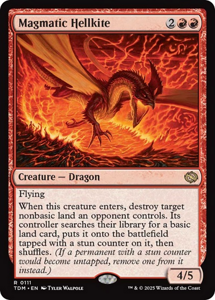 Magmatic Hellkite [Tarkir: Dragonstorm] | Anubis Games and Hobby