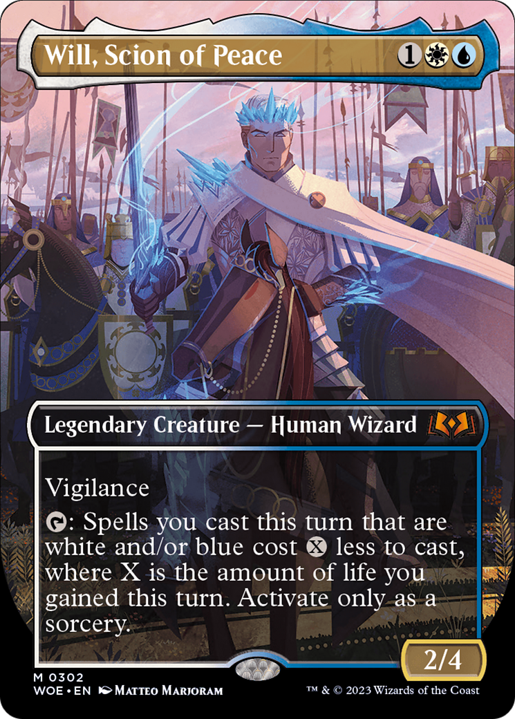 Will, Scion of Peace (Borderless Alternate Art) [Wilds of Eldraine] | Anubis Games and Hobby