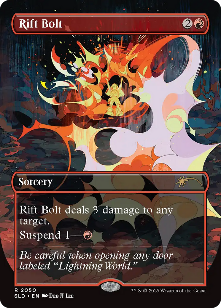 Rift Bolt (2050) (Rainbow Foil) [Secret Lair Drop Series] | Anubis Games and Hobby