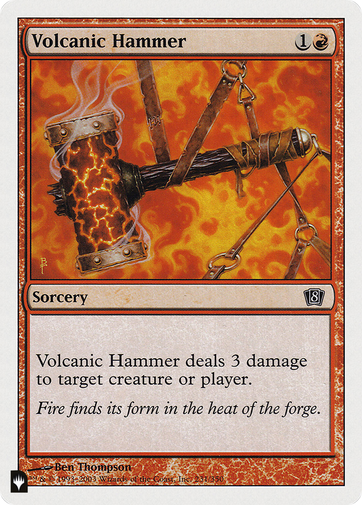 Volcanic Hammer [The List Reprints] | Anubis Games and Hobby