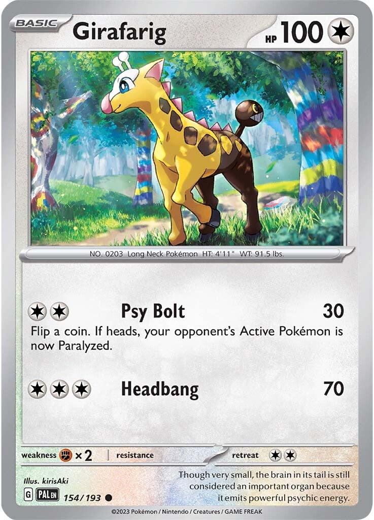 Girafarig (154/193) [Scarlet & Violet: Paldea Evolved] | Anubis Games and Hobby