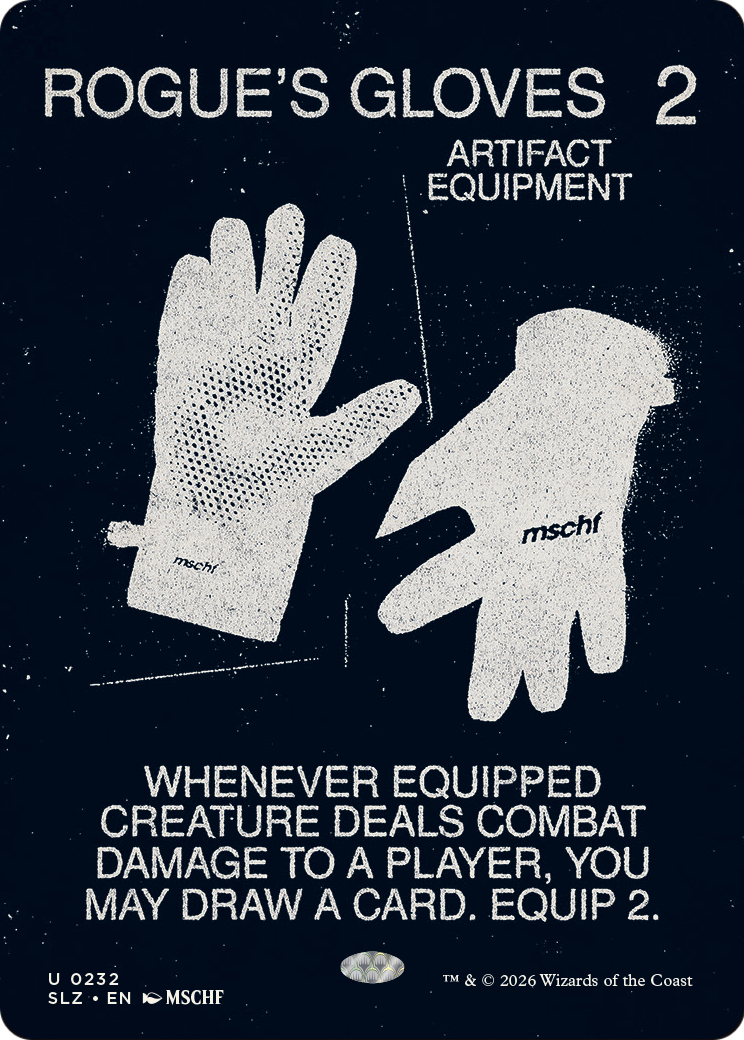 Rogue's Gloves (0232) [Secret Lair x MSCHF: The Zeta Set] | Anubis Games and Hobby