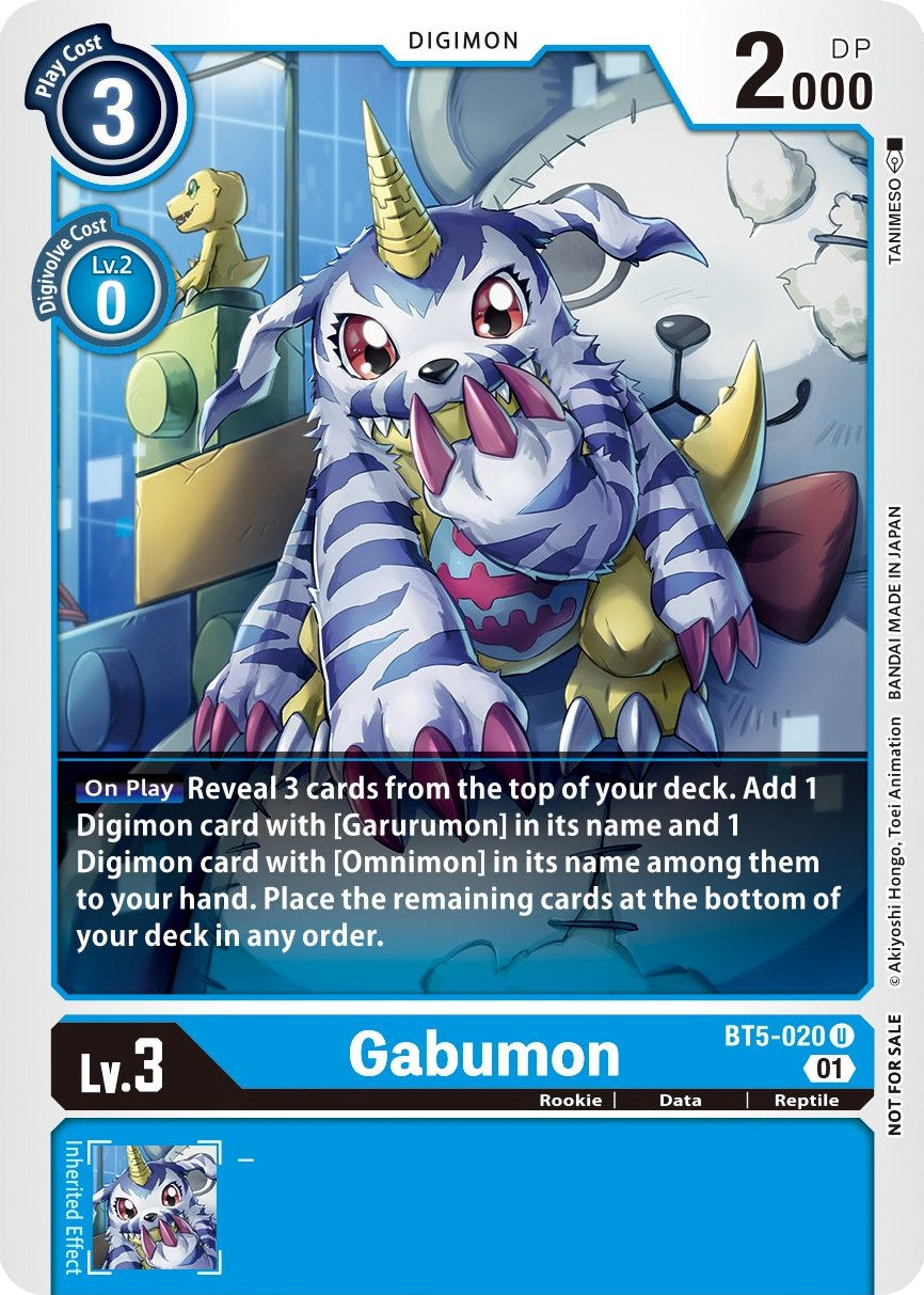 Gabumon [BT5-020] (Winner Pack New Awakening) [Battle of Omni] | Anubis Games and Hobby