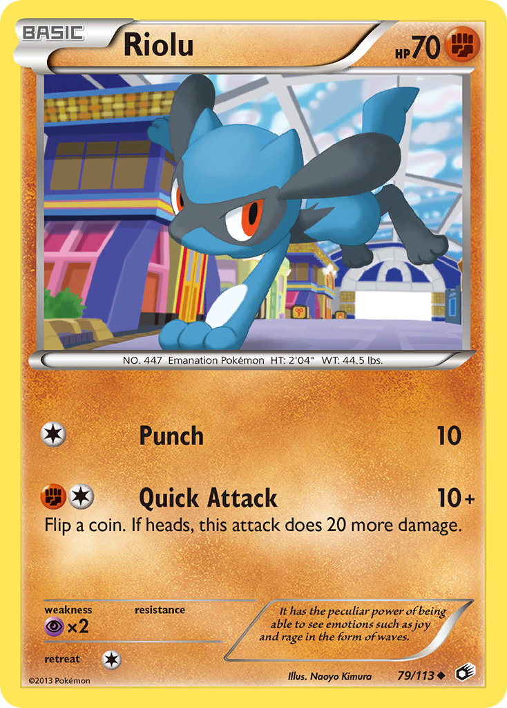 Riolu (79/113) [Black & White: Legendary Treasures] | Anubis Games and Hobby