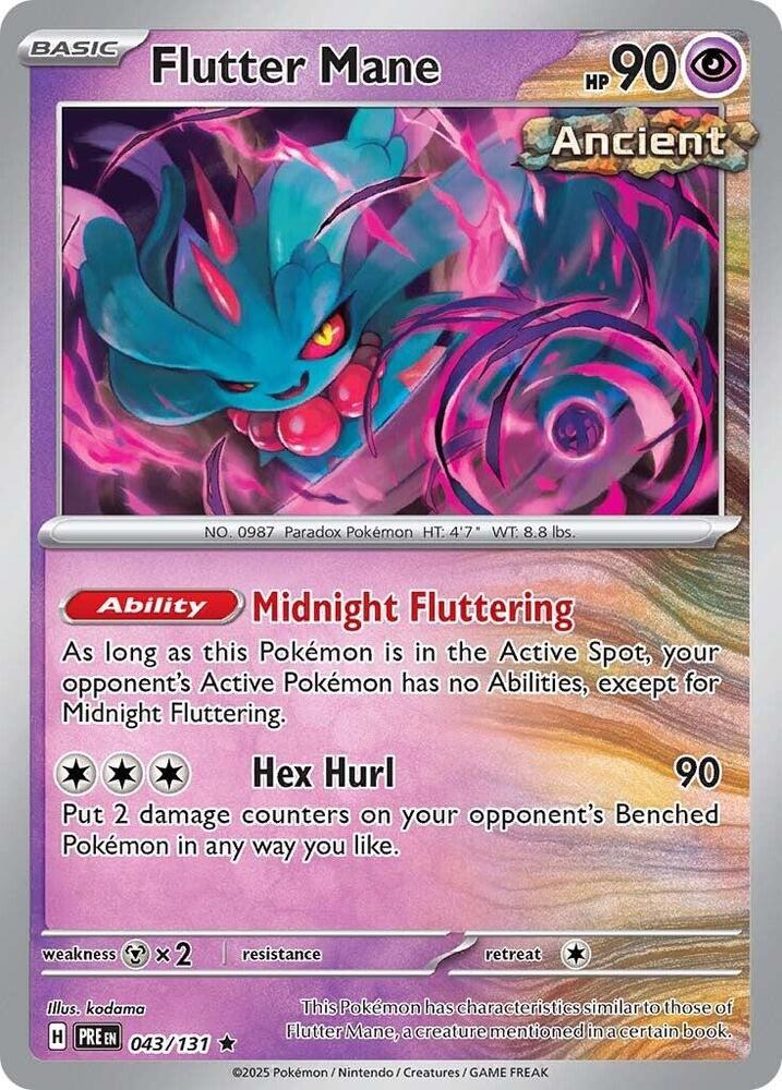 Flutter Mane (043/131) [Scarlet & Violet: Prismatic Evolutions] | Anubis Games and Hobby