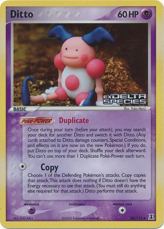 Ditto (38/113) (Stamped) [EX: Delta Species] | Anubis Games and Hobby
