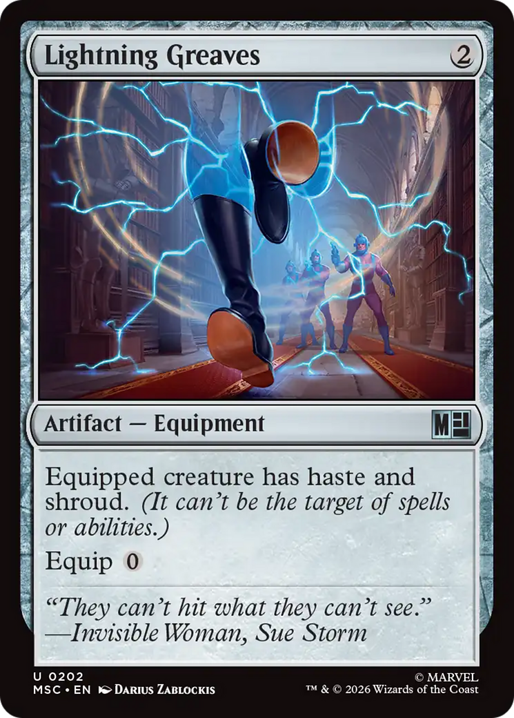 Lightning Greaves [Marvel Super Heroes Commander] | Anubis Games and Hobby