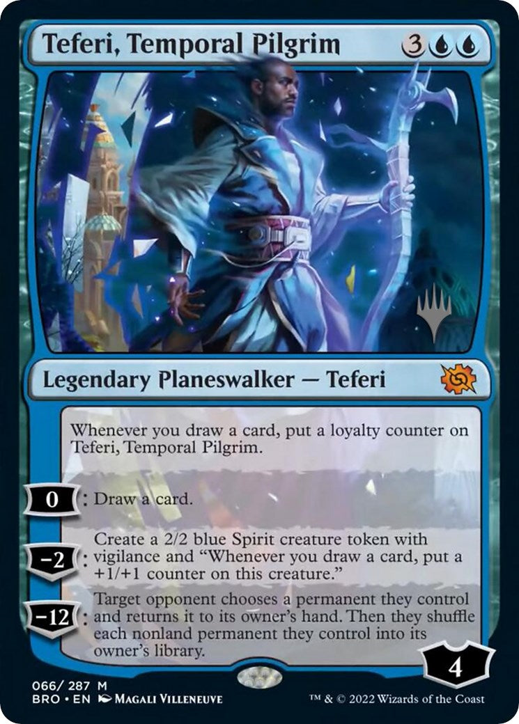 Teferi, Temporal Pilgrim (Promo Pack) [The Brothers' War Promos] | Anubis Games and Hobby