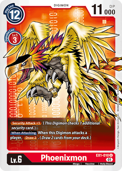 Phoenixmon [EX1-010] [Classic Collection] | Anubis Games and Hobby