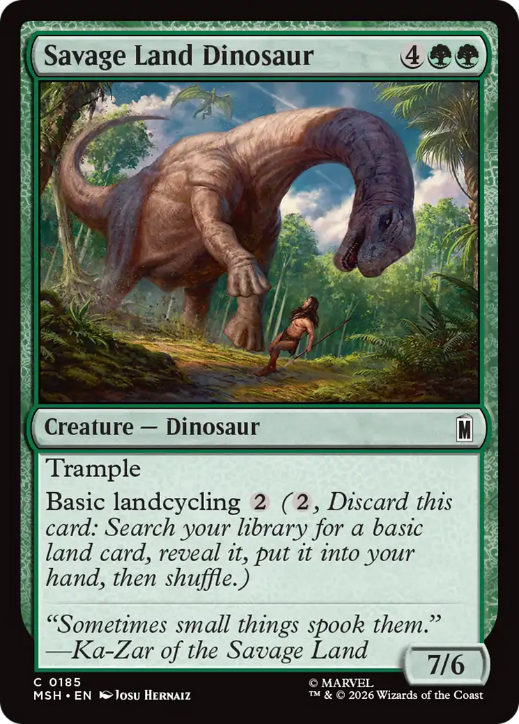 Savage Land Dinosaur [Marvel Super Heroes] | Anubis Games and Hobby