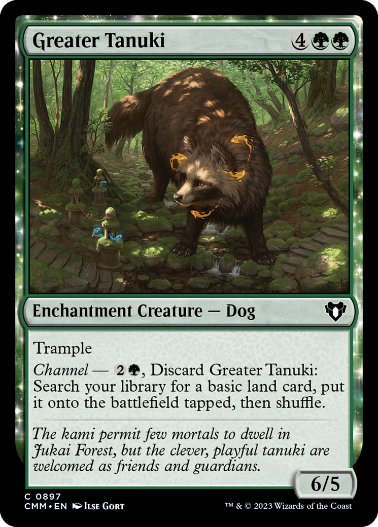 Greater Tanuki [Commander Masters] | Anubis Games and Hobby