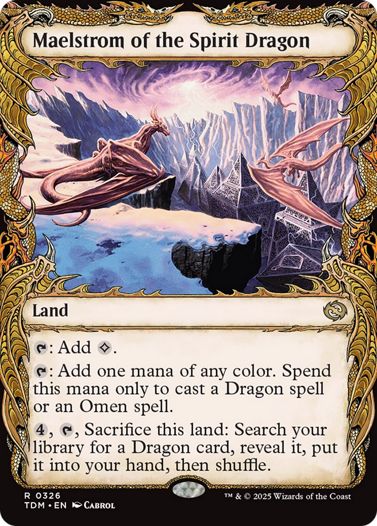 Maelstrom of the Spirit Dragon (Showcase) [Tarkir: Dragonstorm] | Anubis Games and Hobby