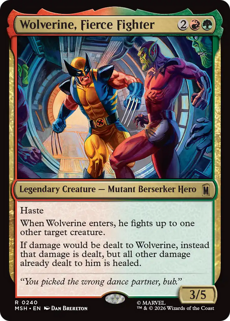 Wolverine, Fierce Fighter [Marvel Super Heroes] | Anubis Games and Hobby