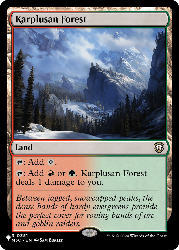 Karplusan Forest (M3C) [The List] | Anubis Games and Hobby