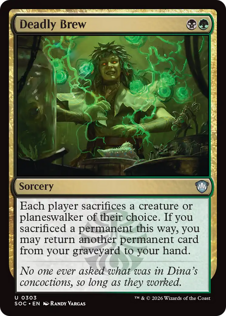 Deadly Brew [Secrets of Strixhaven Commander] | Anubis Games and Hobby