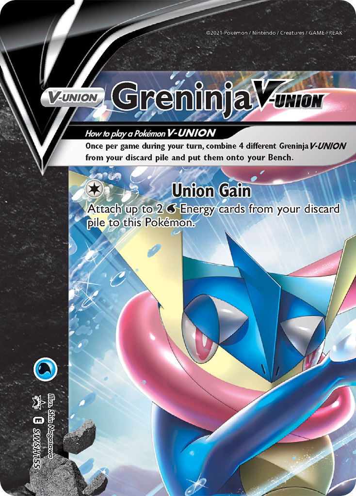 Greninja V-Union (SWSH155) [Sword & Shield: Black Star Promos] | Anubis Games and Hobby