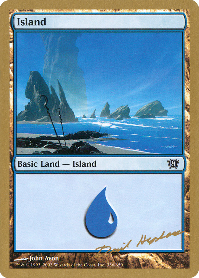 Island (dh336) (Dave Humpherys) [World Championship Decks 2003] | Anubis Games and Hobby