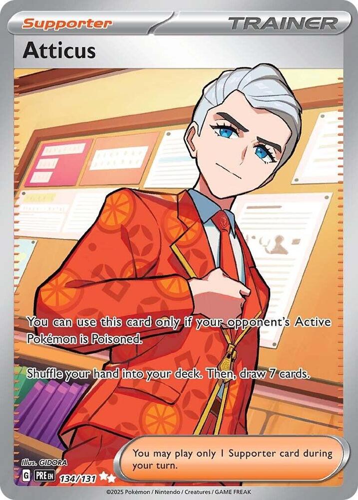Atticus (134/131) [Scarlet & Violet: Prismatic Evolutions] | Anubis Games and Hobby