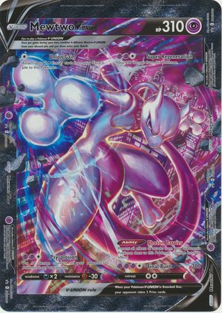 Mewtwo V-Union (Jumbo Card) [Sword & Shield: Black Star Promos] | Anubis Games and Hobby
