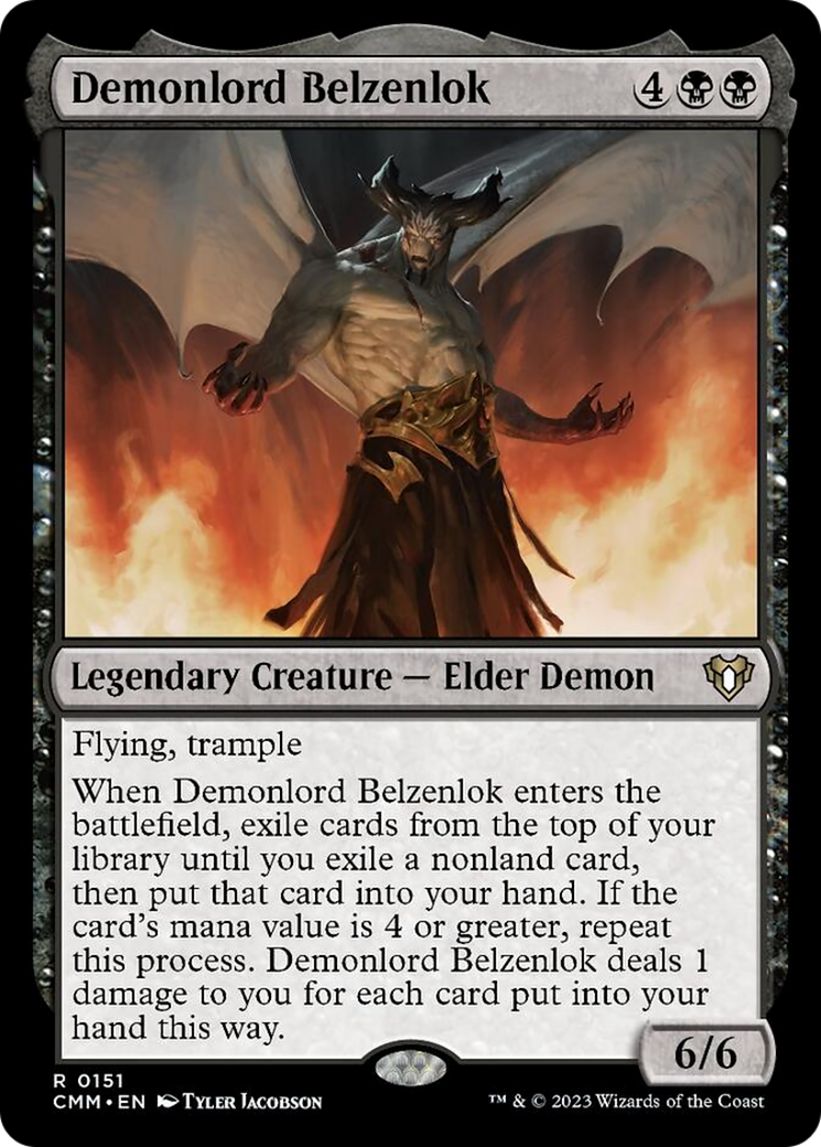 Demonlord Belzenlok [Commander Masters] | Anubis Games and Hobby