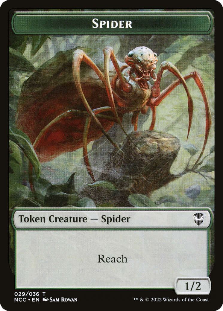Treasure // Spider Double-Sided Token [The List] | Anubis Games and Hobby