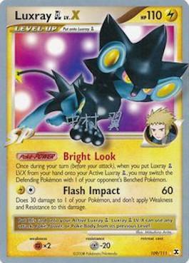 Luxray GL LV.X (109/111) (Crowned Tiger - Tsubasa Nakamura) [World Championships 2009] | Anubis Games and Hobby